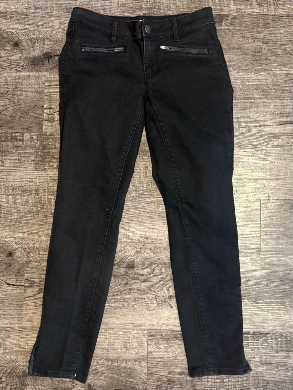Ann Taylor Loft Jeans Women’s 2 Black Modern Skinny Ankle